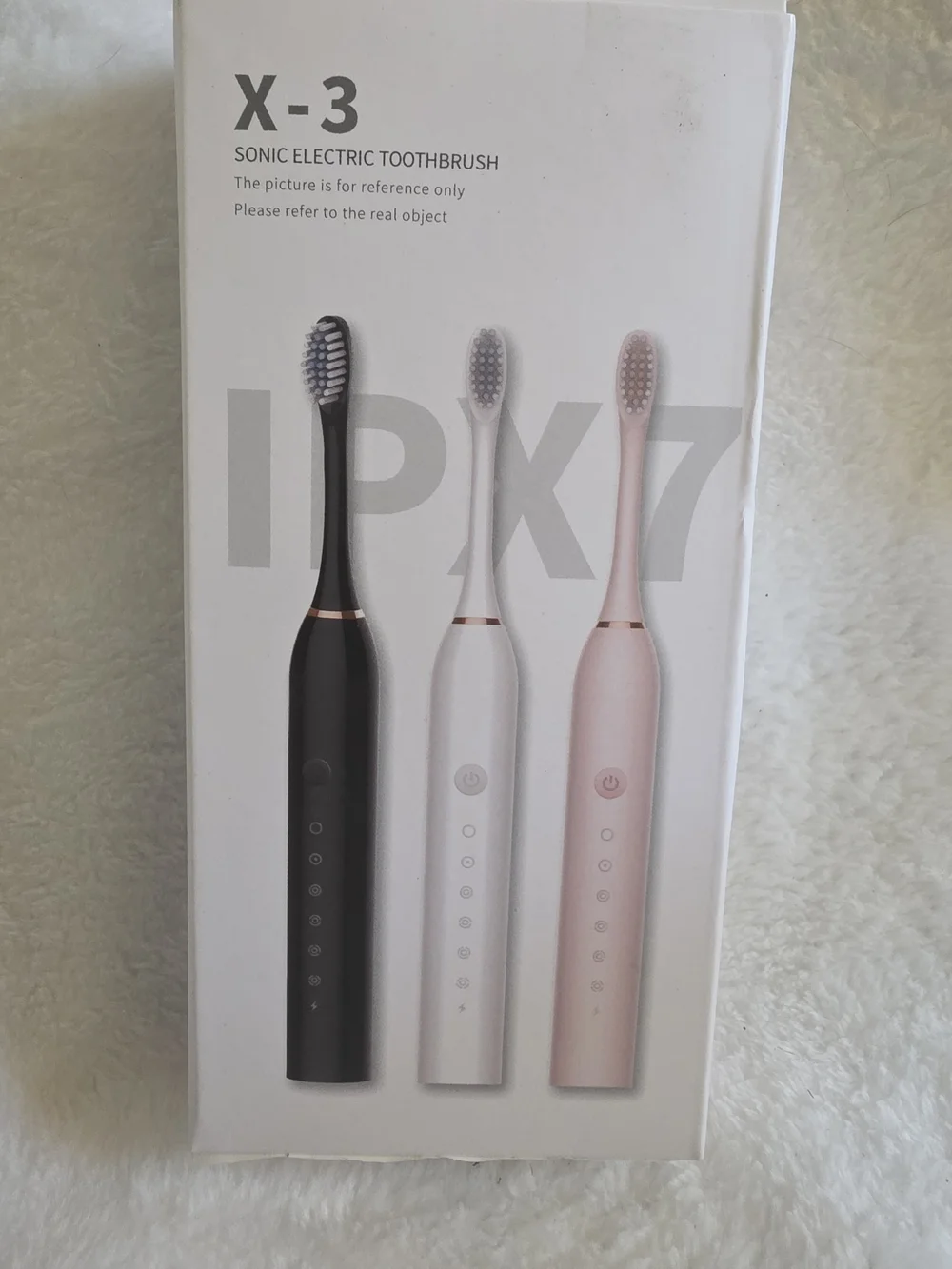 X-3 Sonic Electric Toothbrush - Black